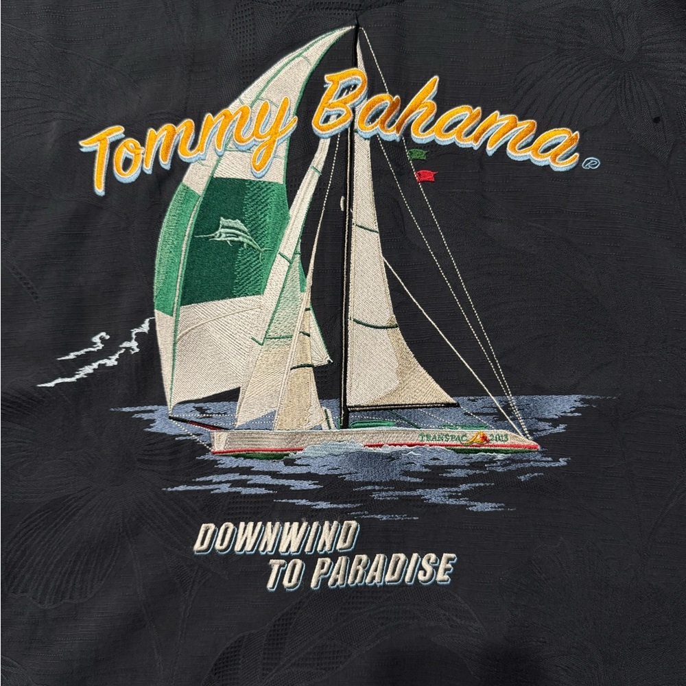Tommy Bahama Collector’s Edition “Downward to Paradise” Camp Shirt L